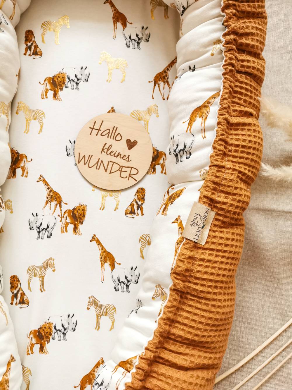 Selectionkreativ - Nahaufnahme mit Giraffe, Löwe und Zebra