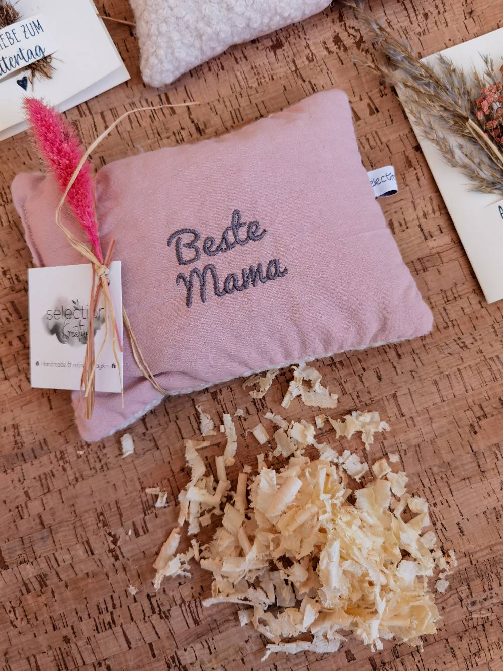 Selectionkreativ - Beste Mama Zirbenkissen
