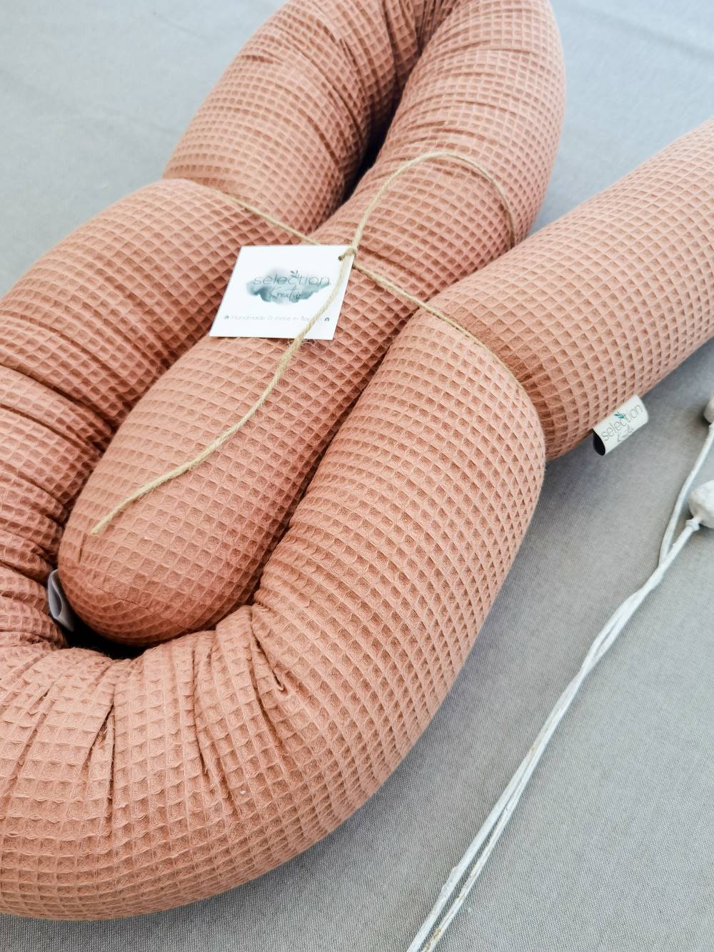 Nahaufnahme von der hübschen Farbe mit Waffeloptik von Selecitonkreativ