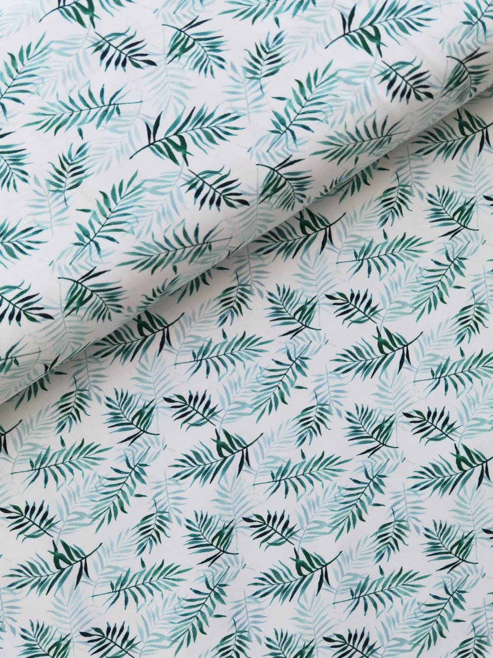 Selectionkreativ - wunderschöner Jerseystoff mit trendigen Blättern