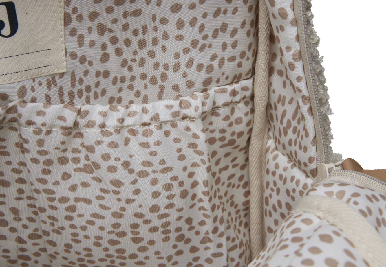 Selectionkreativ - mit Innentaschen und tollem Stoff in Ecru und Beige