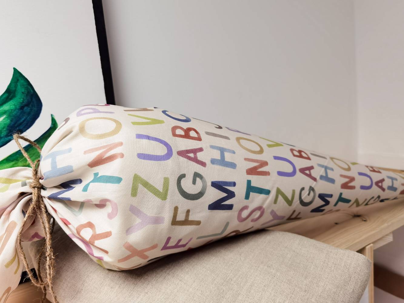 Selectionkreativ - Schultüte Buchstaben Nahaufnahme mit bunten Buchstaben