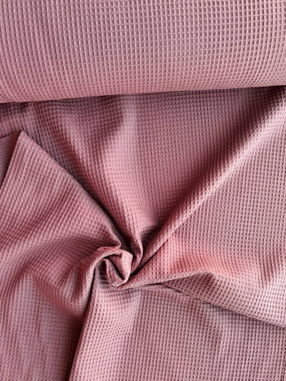 Selectionkreativ - Waffelstoff Altmauve