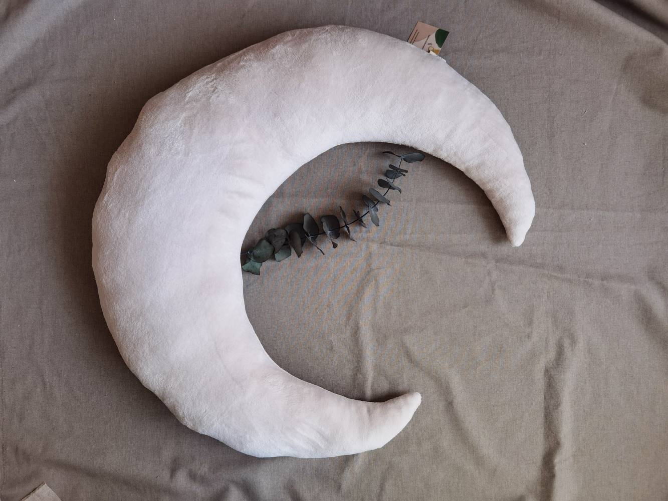 XXL Kuschelmond in Creme Fleece von Selectionkreativ