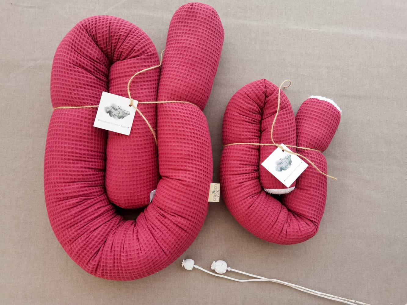 Selectionkreativ - Minischlange ín der frischen Farbe Himbeere - Babys lieben Rot