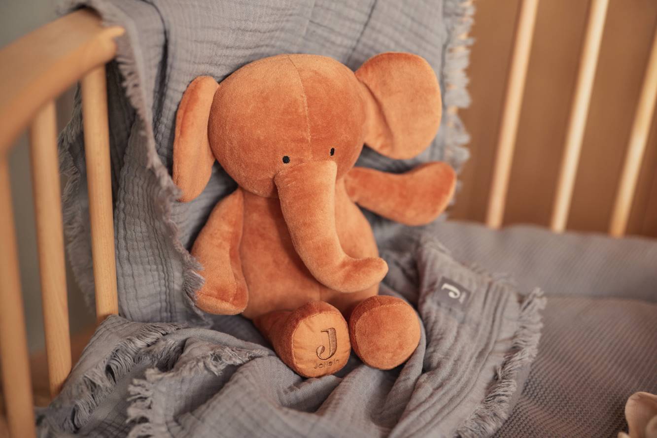 Selectionkreativ - Elefant Teddybärkissen in Caramel