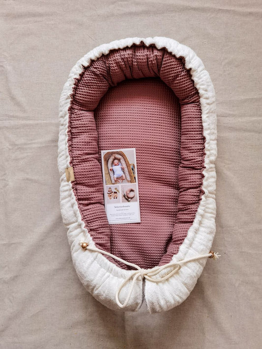Babynest Altmauve Frottee von Selectionkreativ - das Babygeschäft in Deggendorf